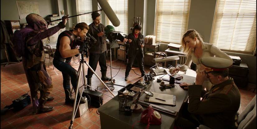 Legends 708 robot Legends fake TV shoot