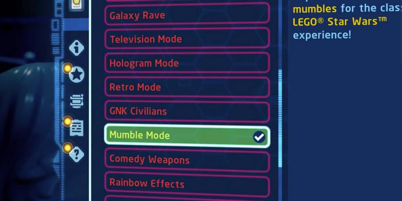 LegoStarWars mumble mode