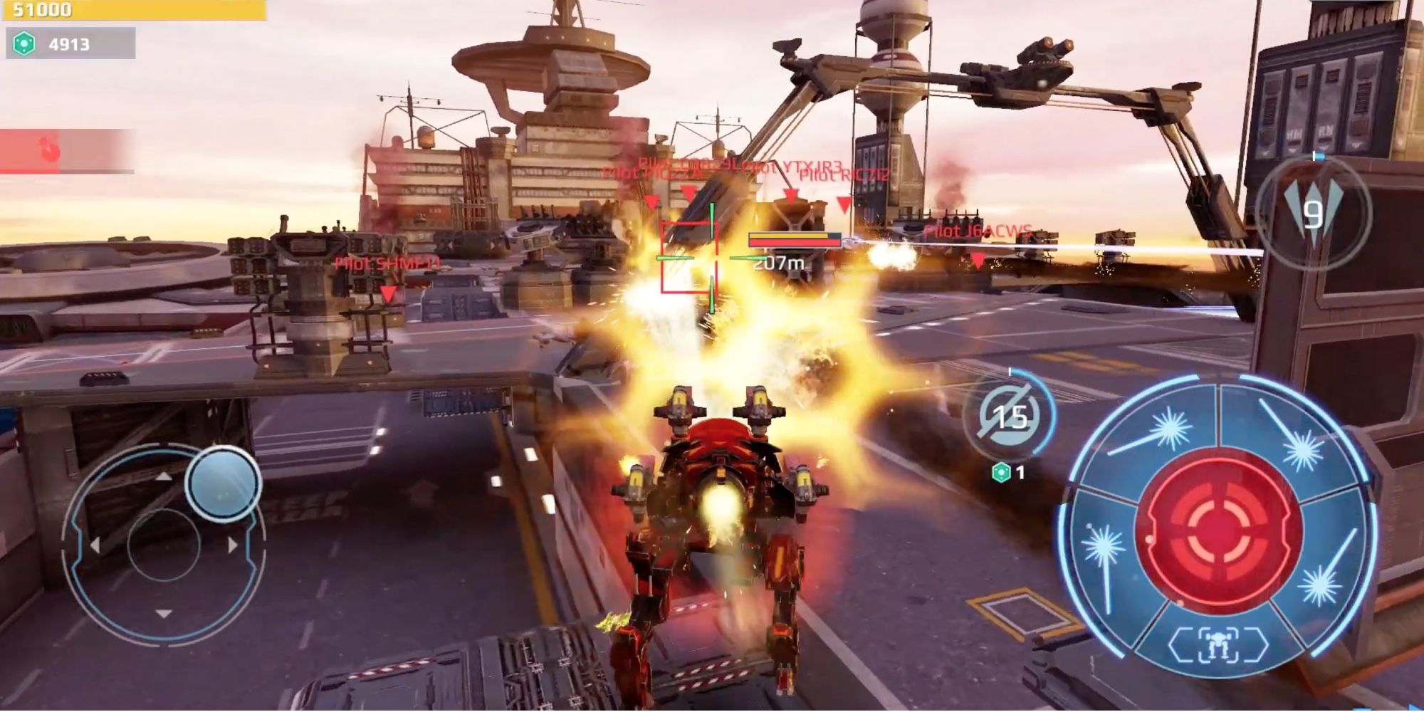 Light Weapons in War Robots - Blaze - Player generates shield 