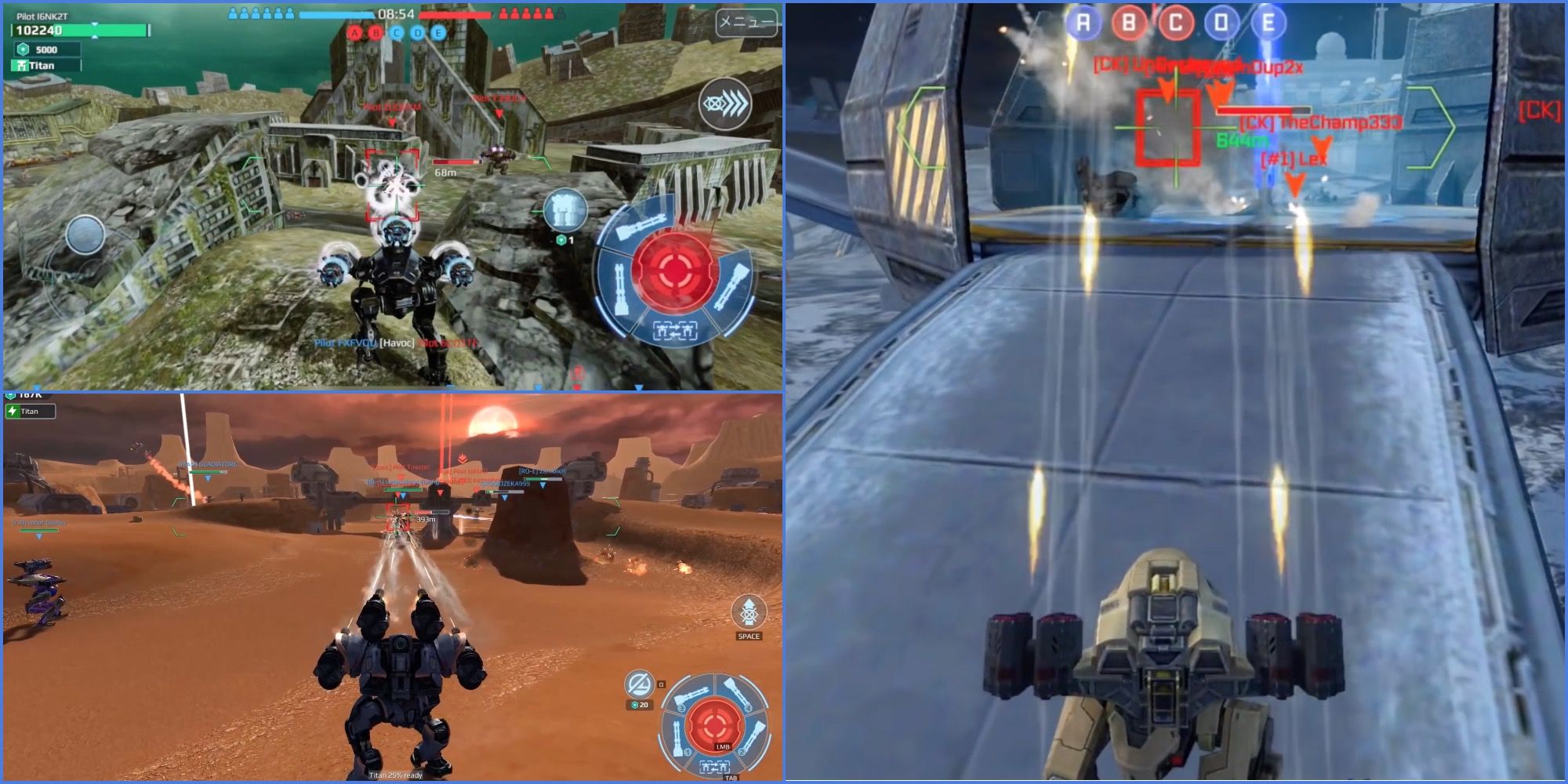 Light Weapons in War Robots - Feature - Players destroy robots on map