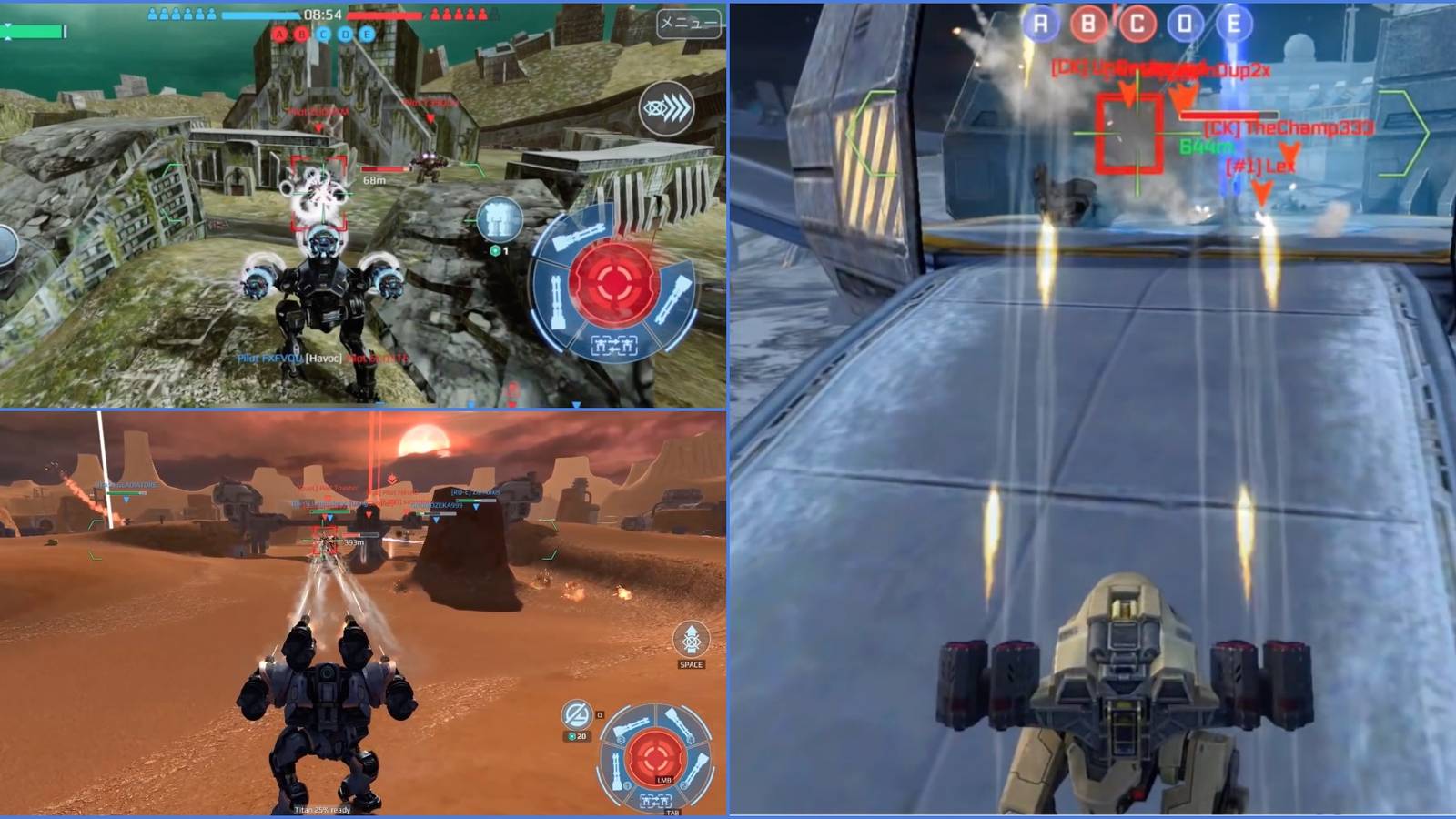 Light Weapons in War Robots - Feature - Players destroy robots on map