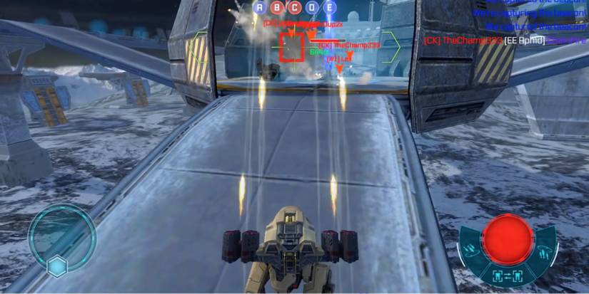 Light Weapons in War Robots - Noricum - Player deals damage to opponents at long-range