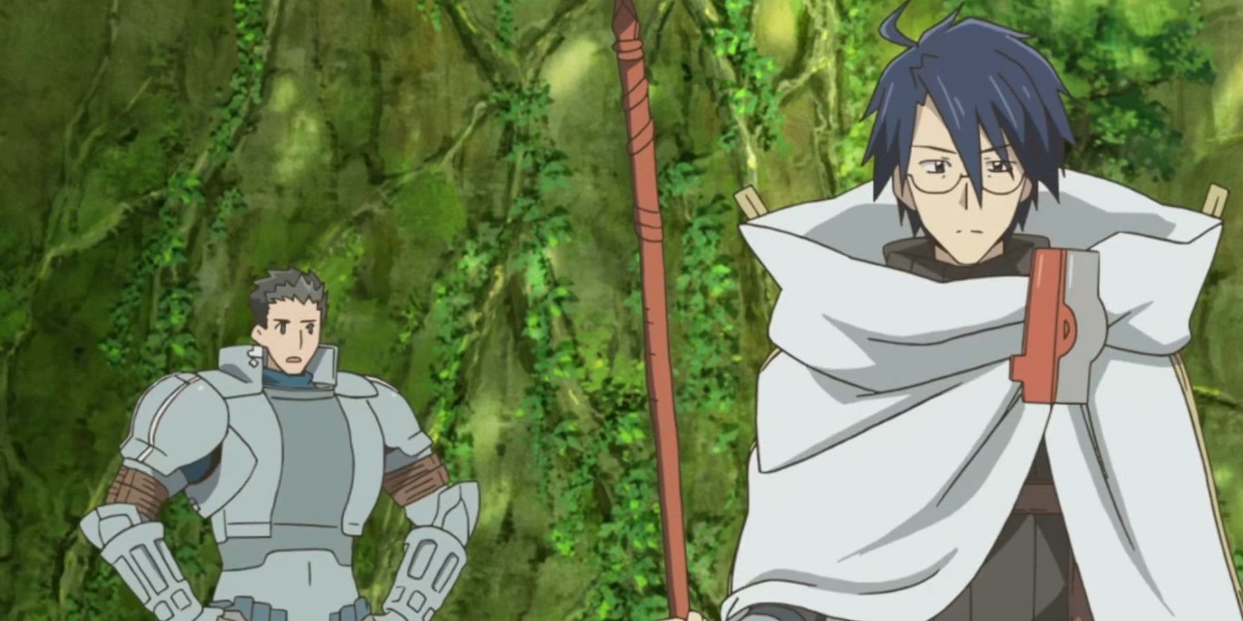 Log Horizon Shiroe and Naotsugu talking