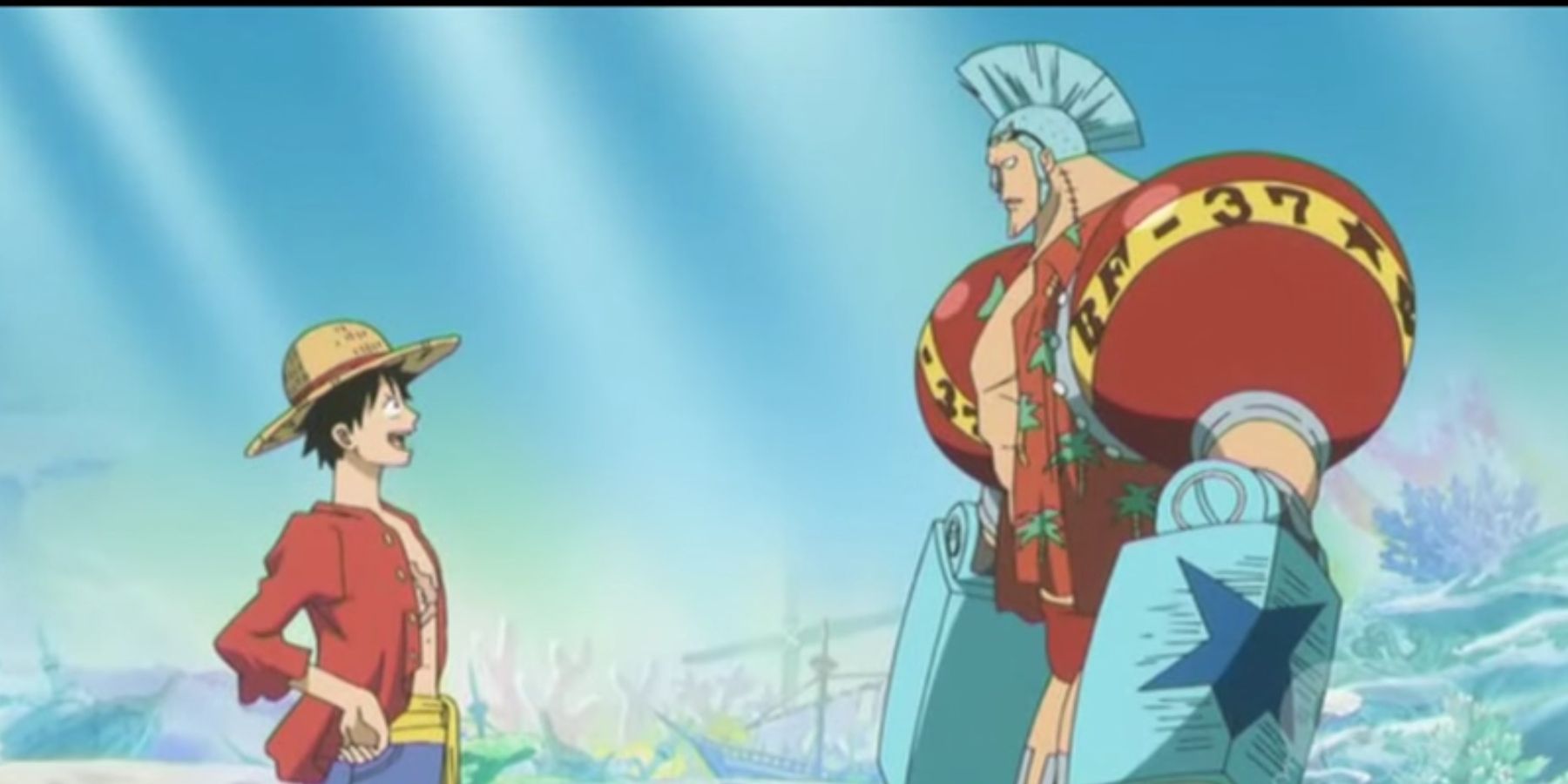 One Piece Luffy and Franky from One Piece