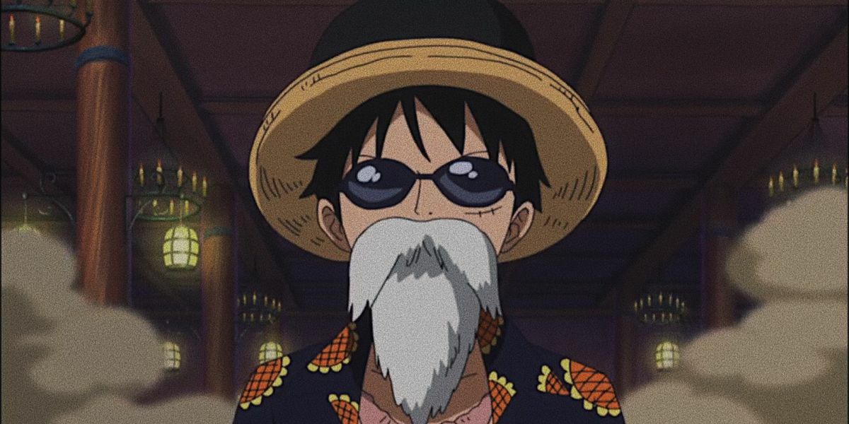 One Piece Luffy as Lucy