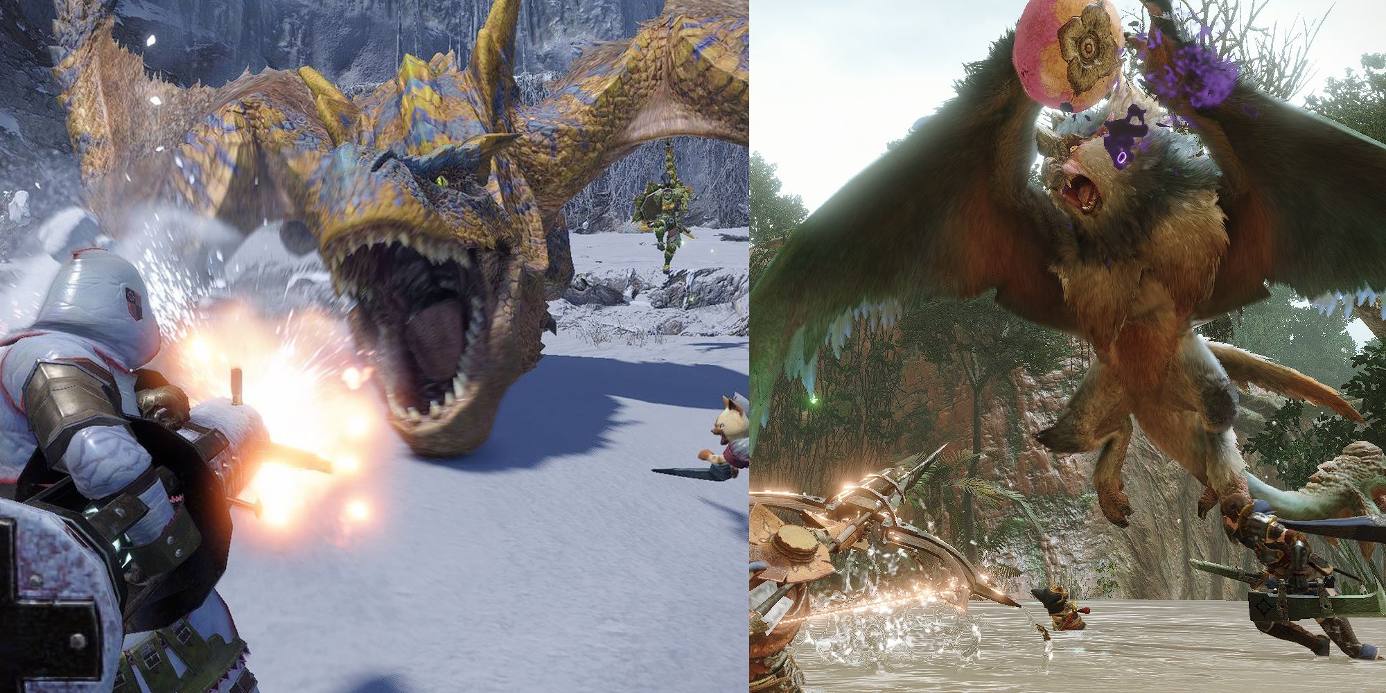 Monster Hunter Rise - PC vs. Switch Graphics Comparison - GameSpot