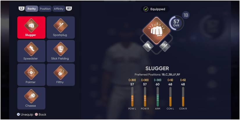 MLB The Show 21 Selecting An Archetype At Character Creation
