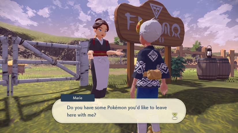 Marie jubilife village arceus legends