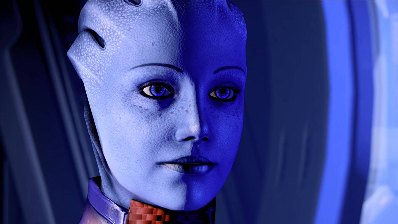 Mass Effect 2 Liara on Normandy after Lair of the Shadow Broker