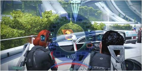 Mass Effect Legendary Edition Casting Biotic And Tech Abilities On The Citadel Rapid Transit