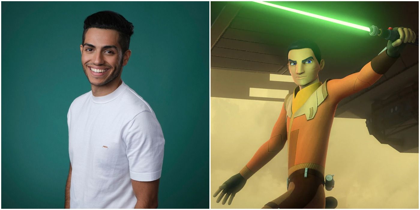 Mena Massoud and Ezra Bridger in Star Wars Rebels