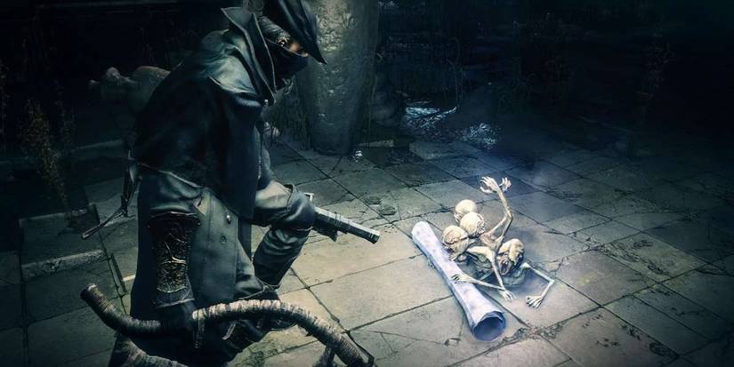 Messenger Head Bandage in Bloodborne