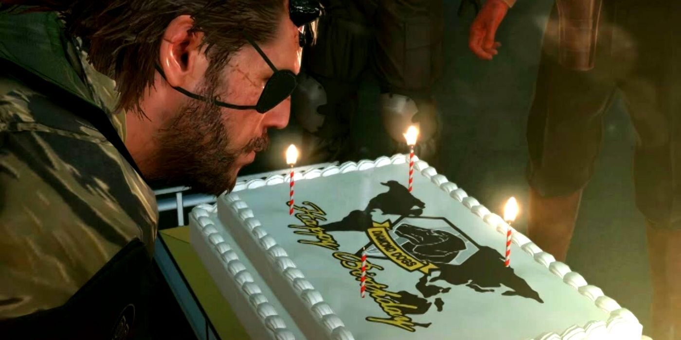 Metal Gear Solid 5 Phantom Pain Birthday Cake