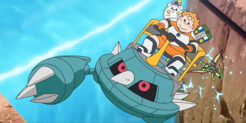 Pokemon Metang Being Ridden By Sophocles