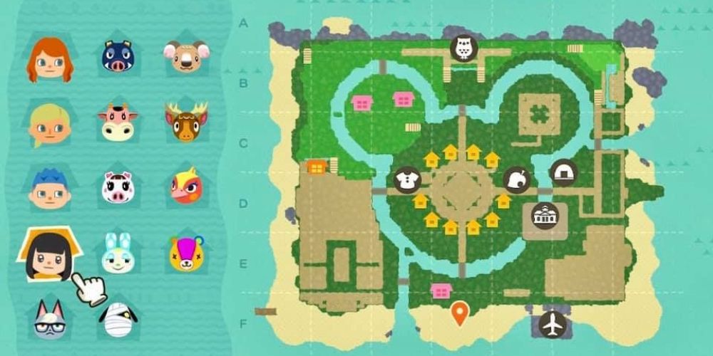 Mickey Mouse themed Animal Crossing Map