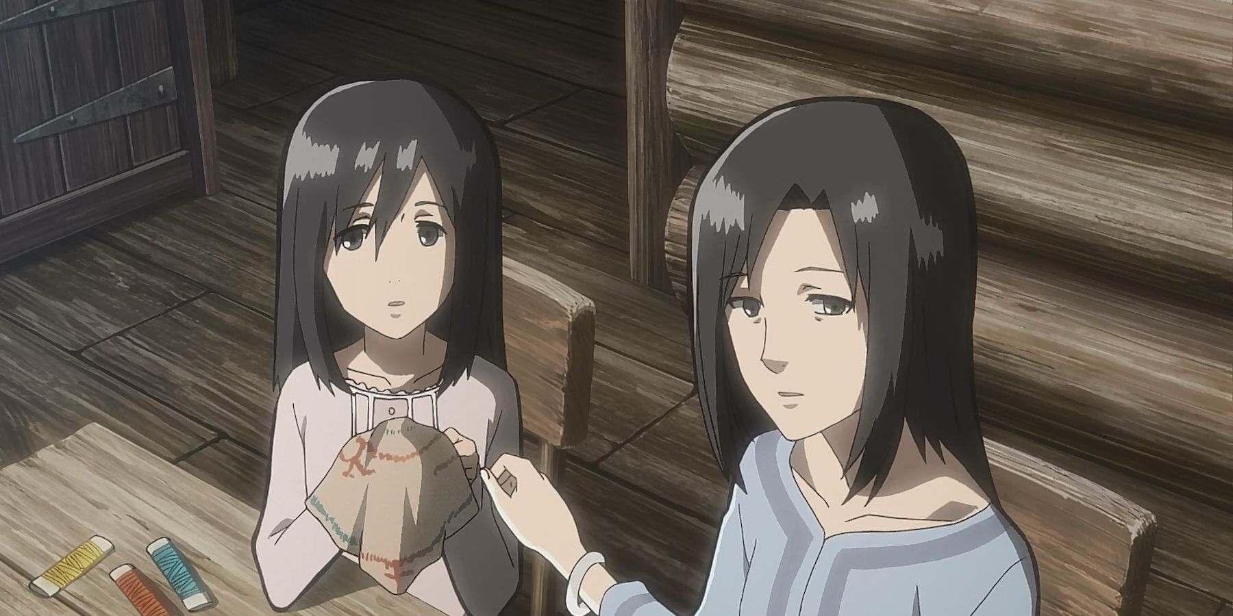 Mikasa and her mother