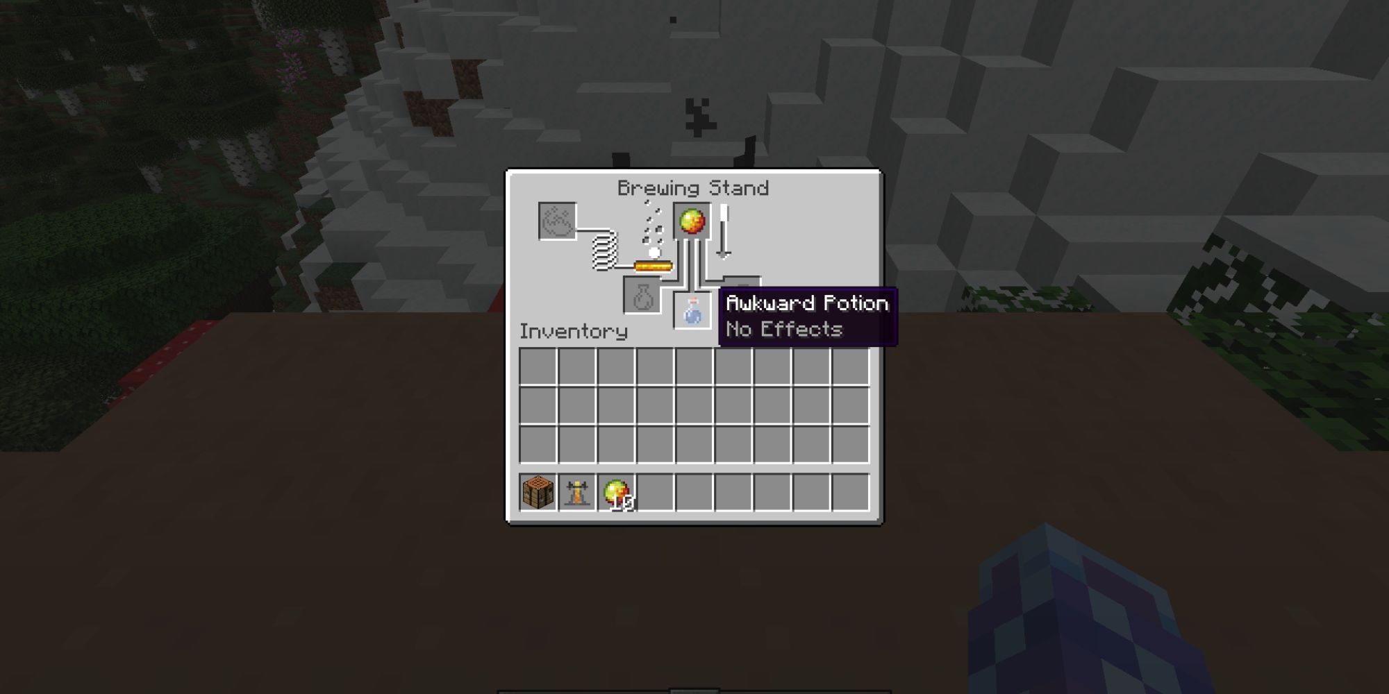 Minecraft Brewing A Potion Of Fire Resistance