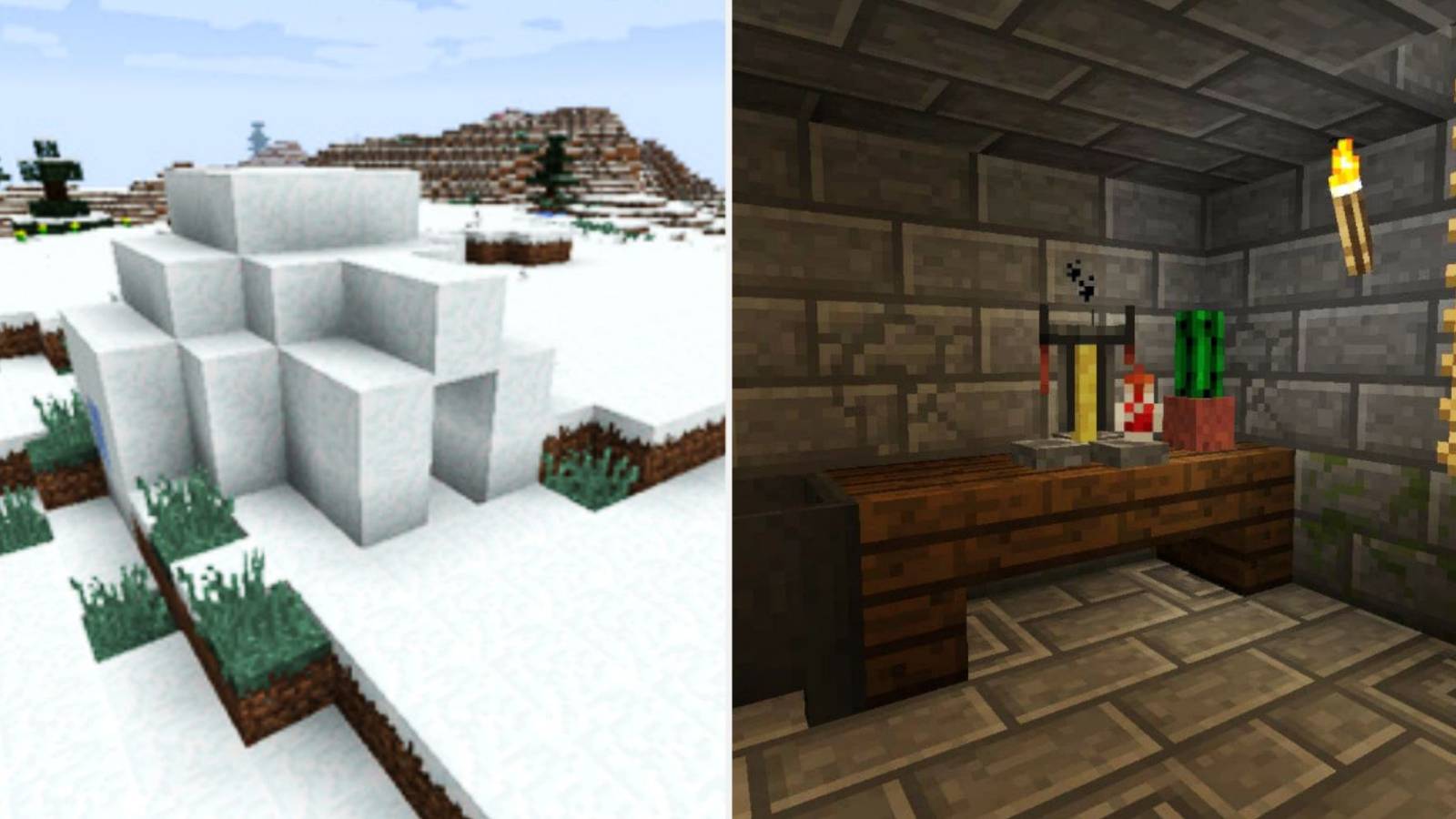 Minecraft Igloos Feature