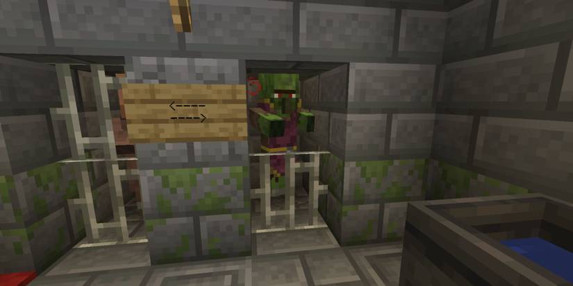 Minecraft Zombie Villager Being Cured