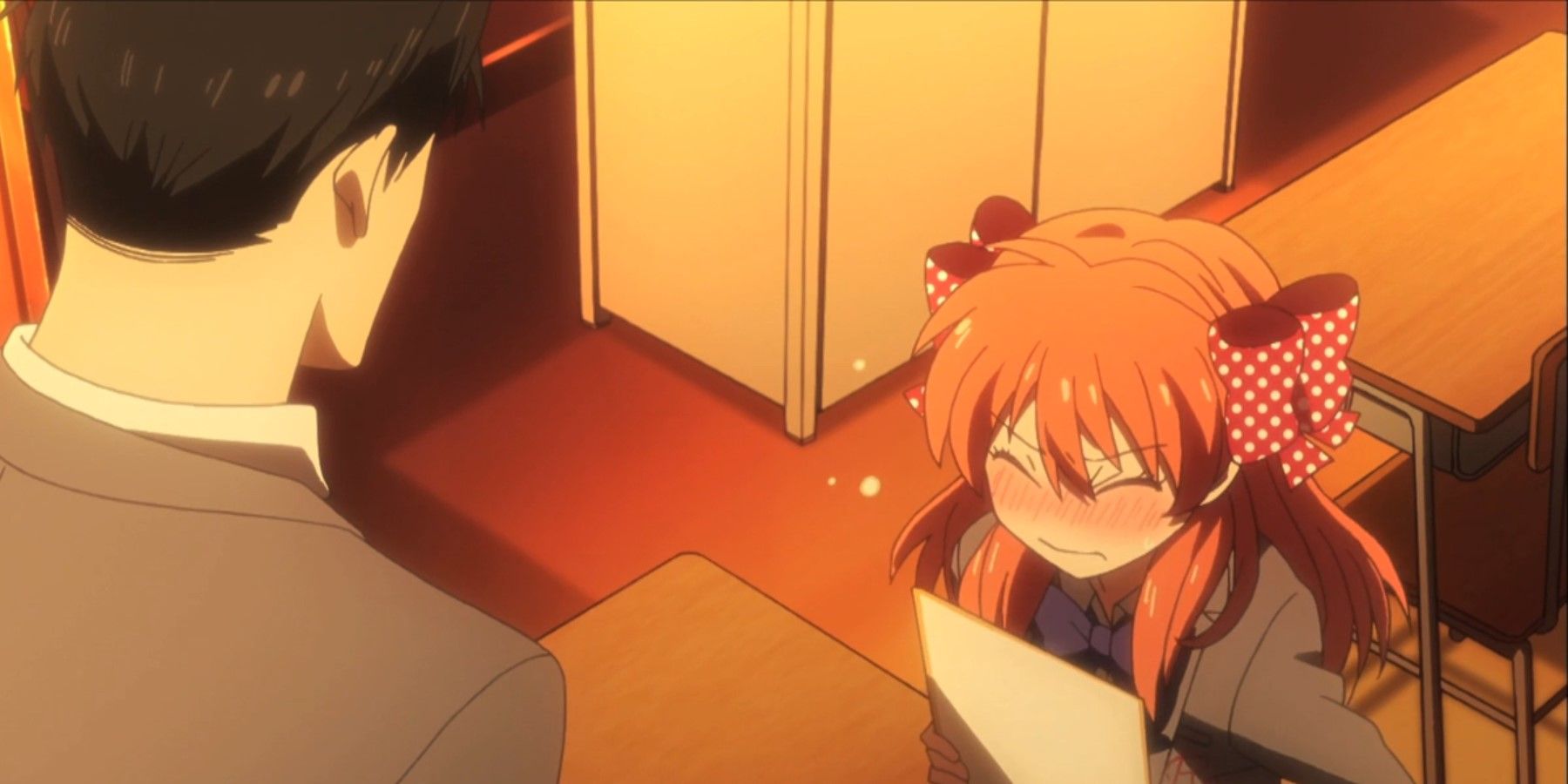 Monthly Girls' Nozaki-kun Chiyo and Nozaki meeting for the first time