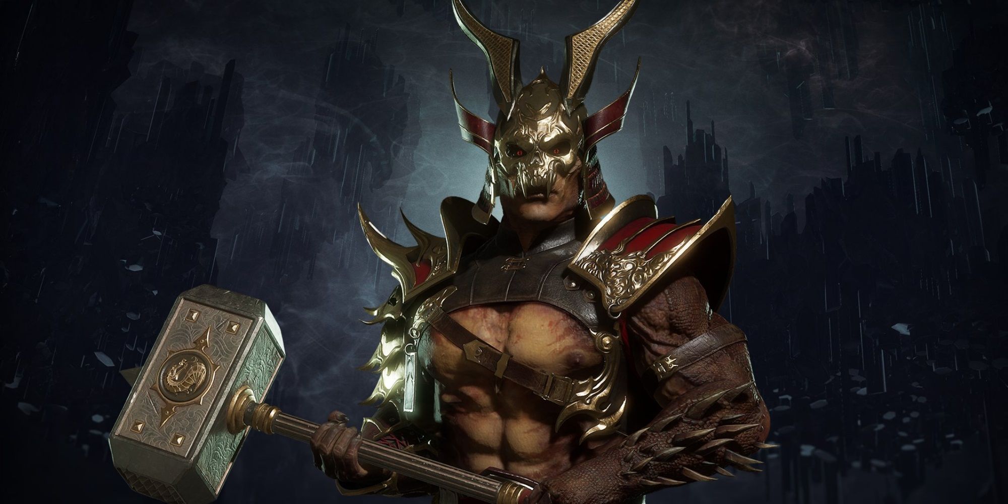 Mortal Kombat 11 - An image of the fighter Shao Kahn.