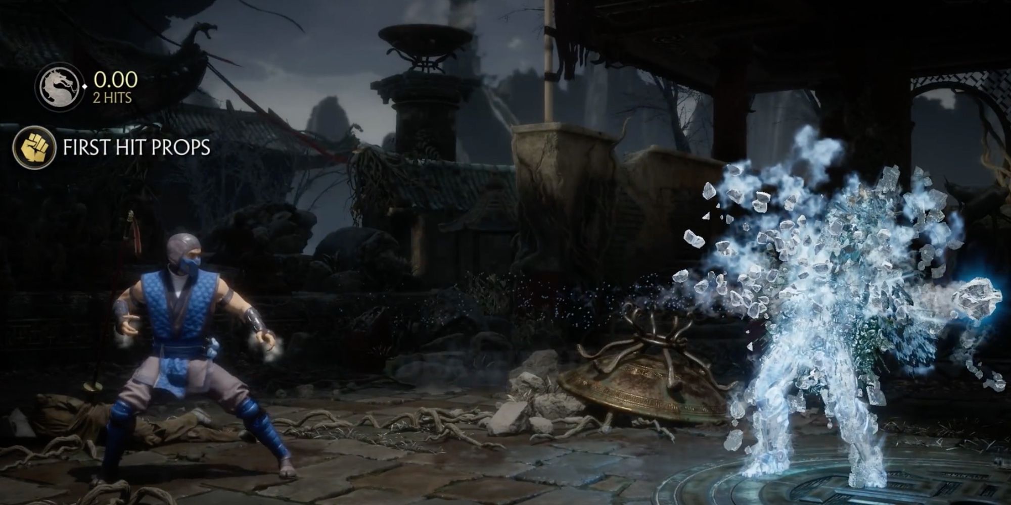 Mortal Kombat 11 - Sub-Zero - Player freezes enemy with his abilities