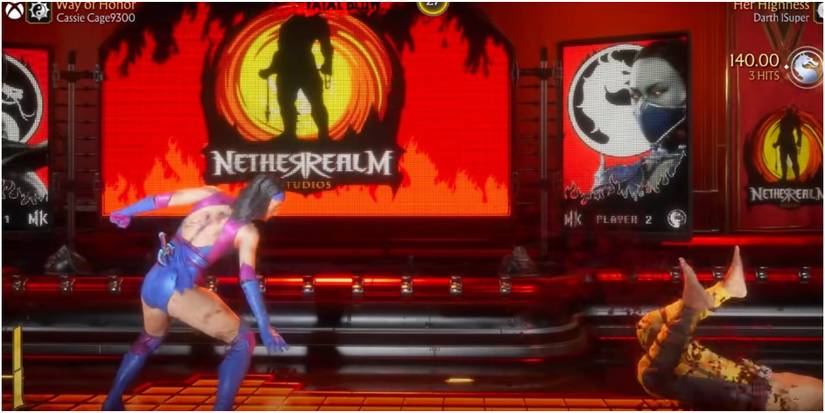 Mortal Kombat 11 Kitana Stabbing Liu Kang In The Back