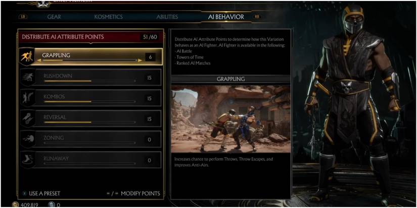 Mortal Kombat 11 Tinkering With Scorpion's AI