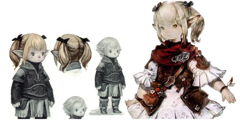Lalafell concept art. 