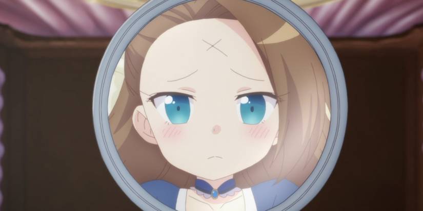 My Next Life as a Villainess Catarina Claes seeing herself in the mirror