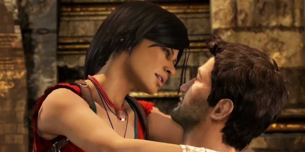 Nathan and Chloe in Uncharted