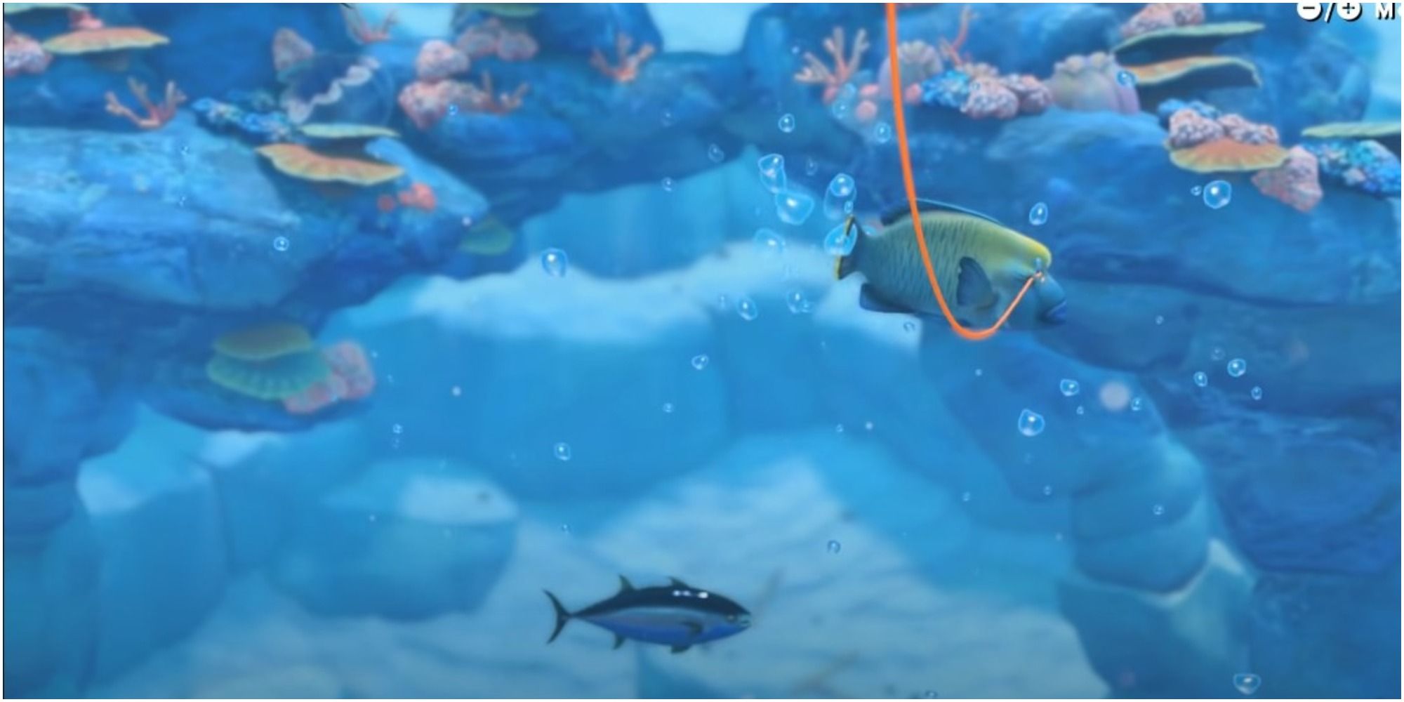 Nintendo Labo Catching A Fish With The Reel