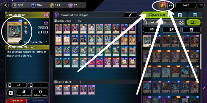 Obtaining keys while crafting cards in yugioh master duel