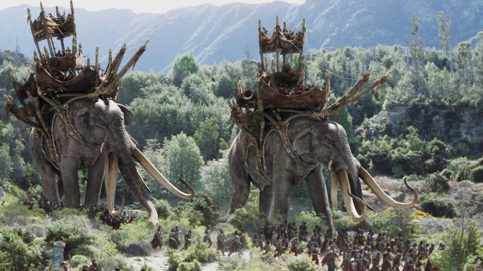 Oliphaunt and Haradrim