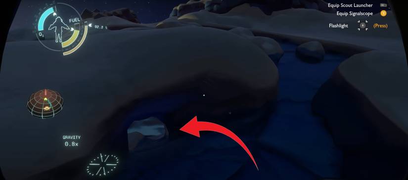 Outer Wilds Meltwater District Secret Path