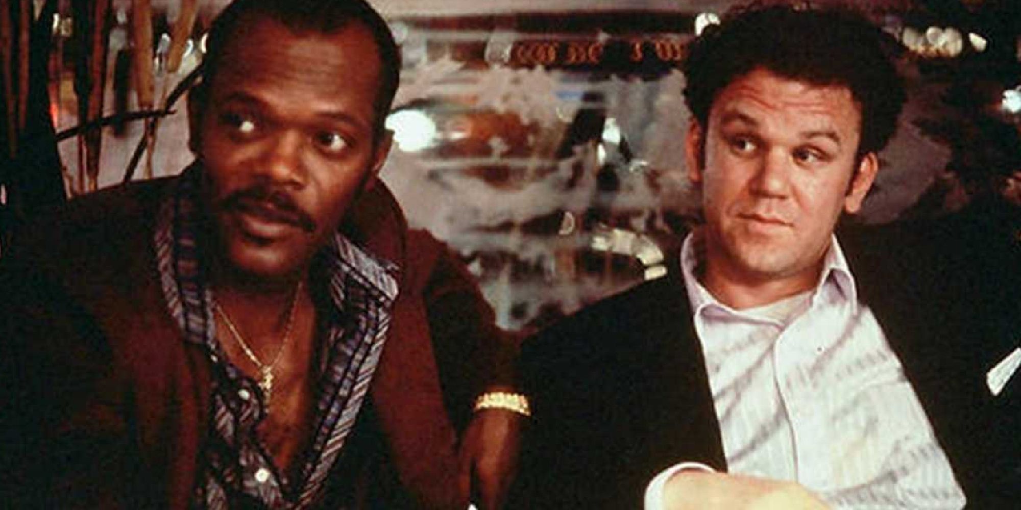 John C. Reilly and Samuel L. Jackson sitting in a bar in Hard Eight