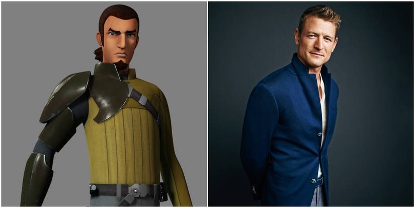 Philip Winchester and Kanan Jarrus in Star Wars Rebels