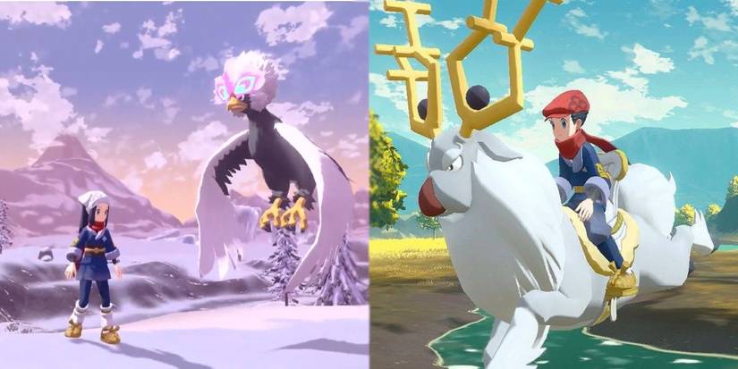 Pokemon Legends Arceus Braviary Wyrdeer