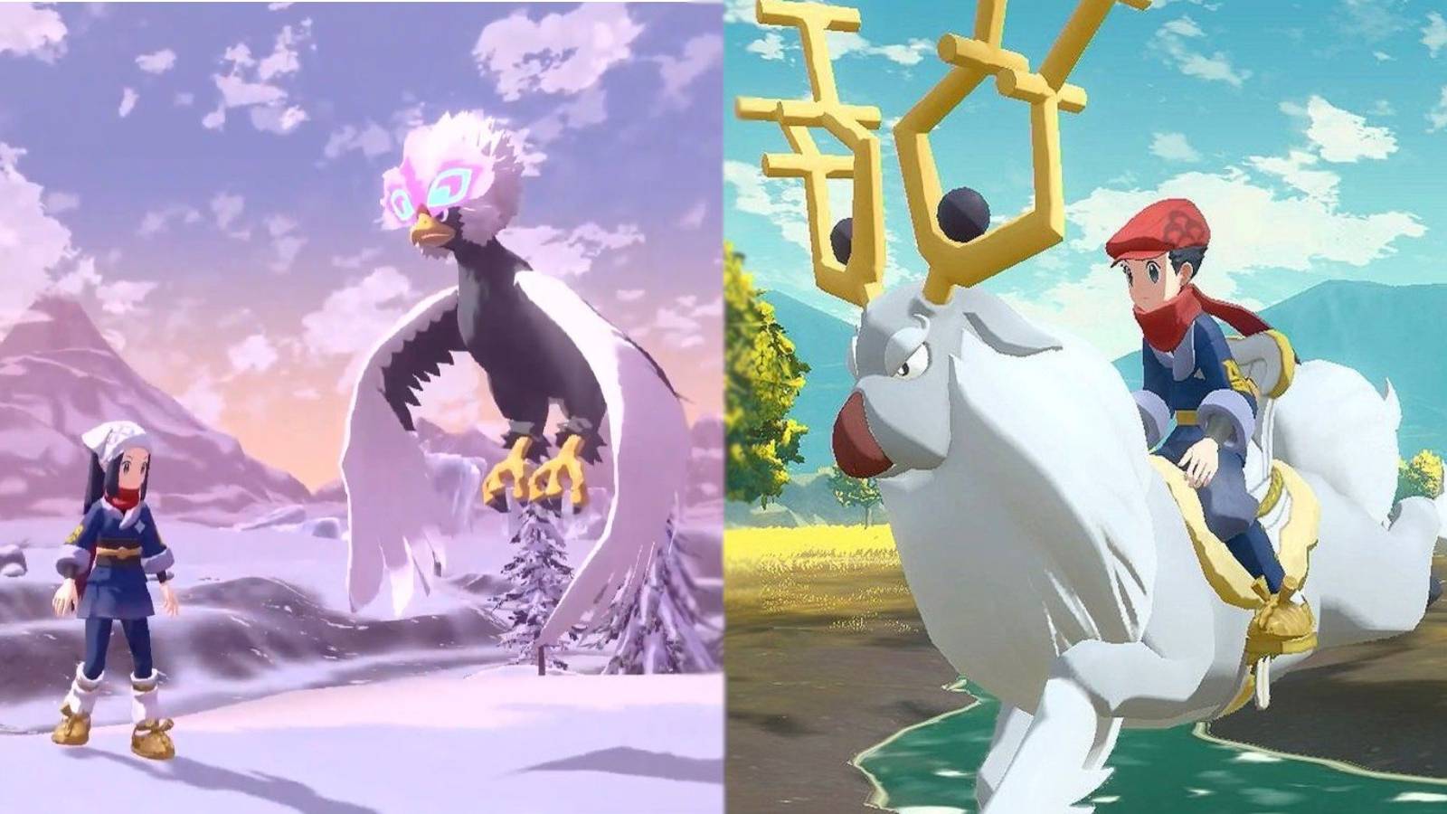 Pokemon Legends Arceus Braviary Wyrdeer