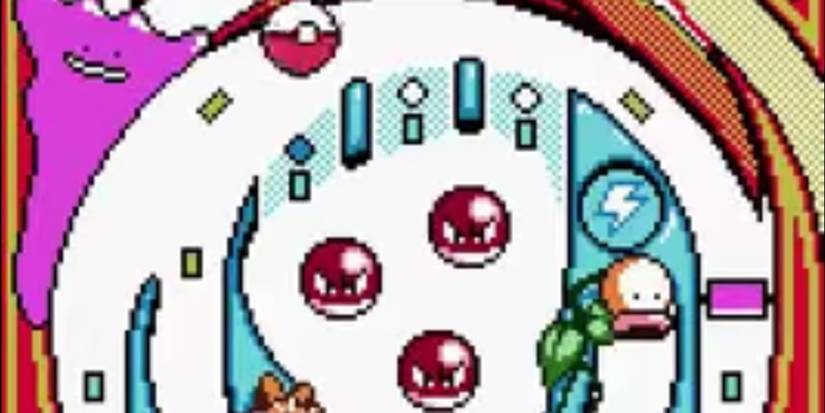 Pokemon Pinball A ball in the middle of play