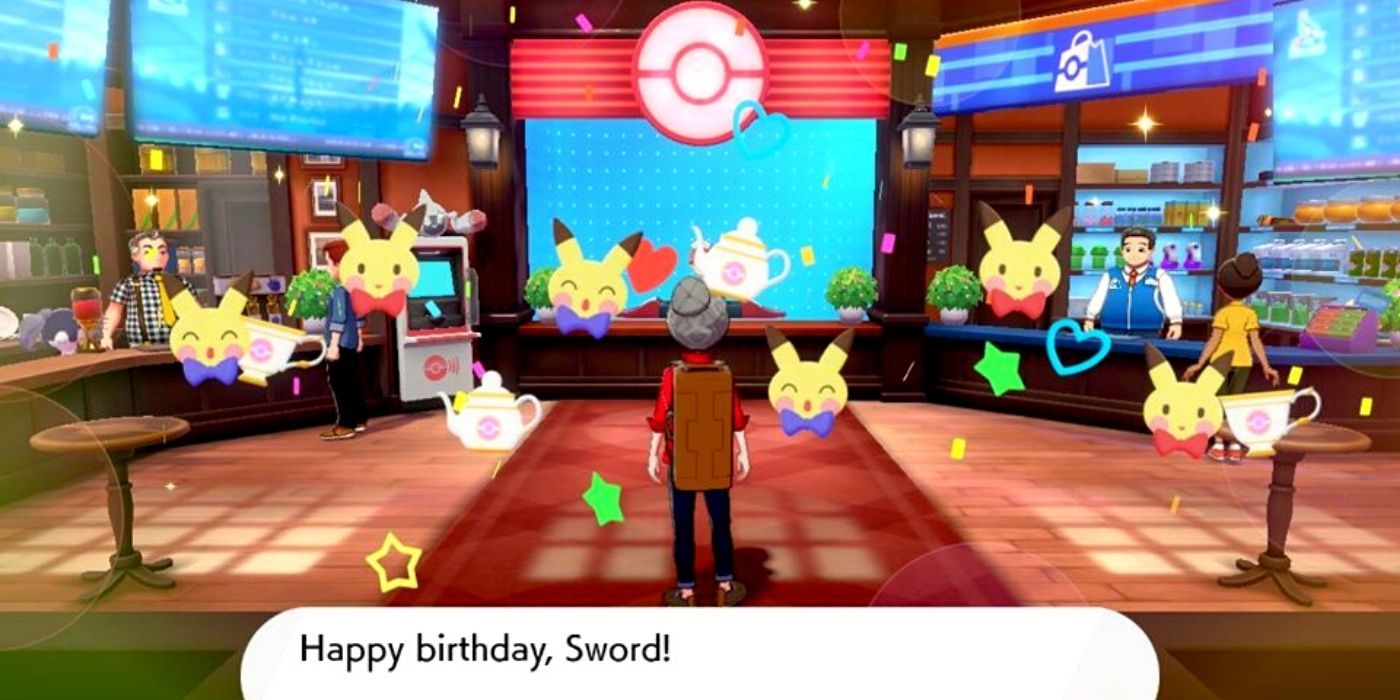 Pokemon Sword And Shield Birthday Cutscene