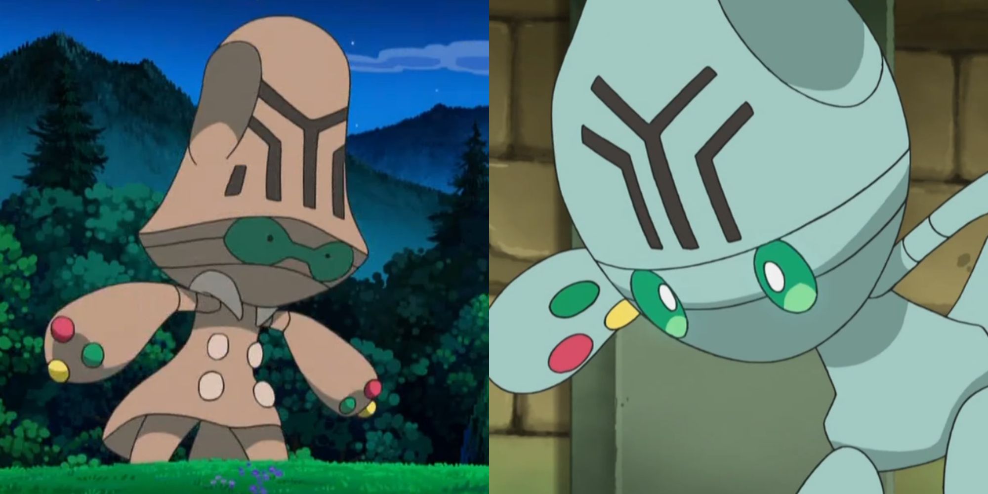 Beheeyem and Elgyem appearing separately in the Pokemon anime