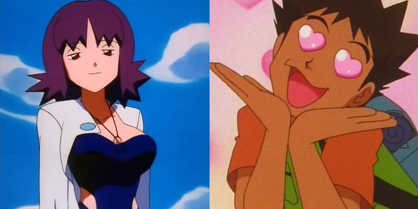 Professor Ivy And Brock Pokemon Anime