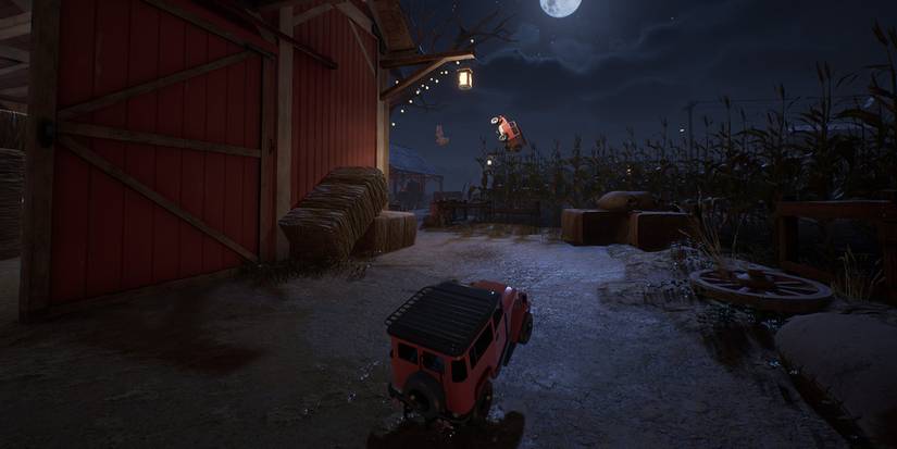 Propnight - An image of a person disguised as a toy car.