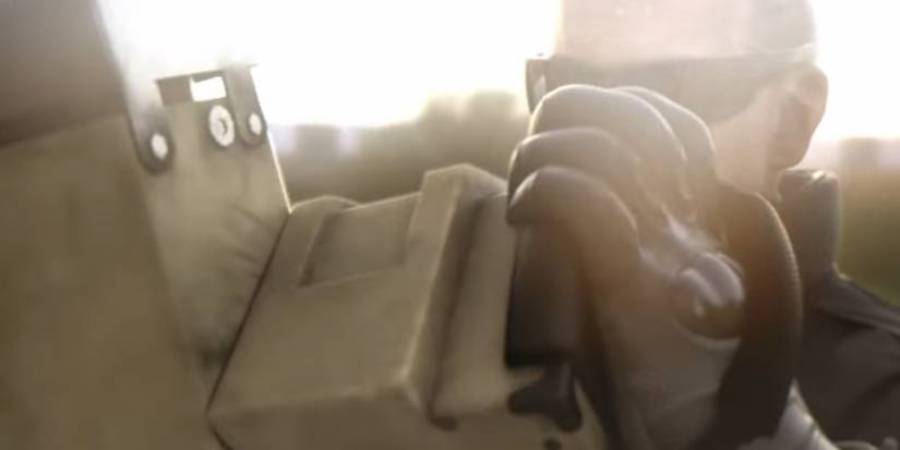 Pulse activating his heartbeat sensor in the trailer