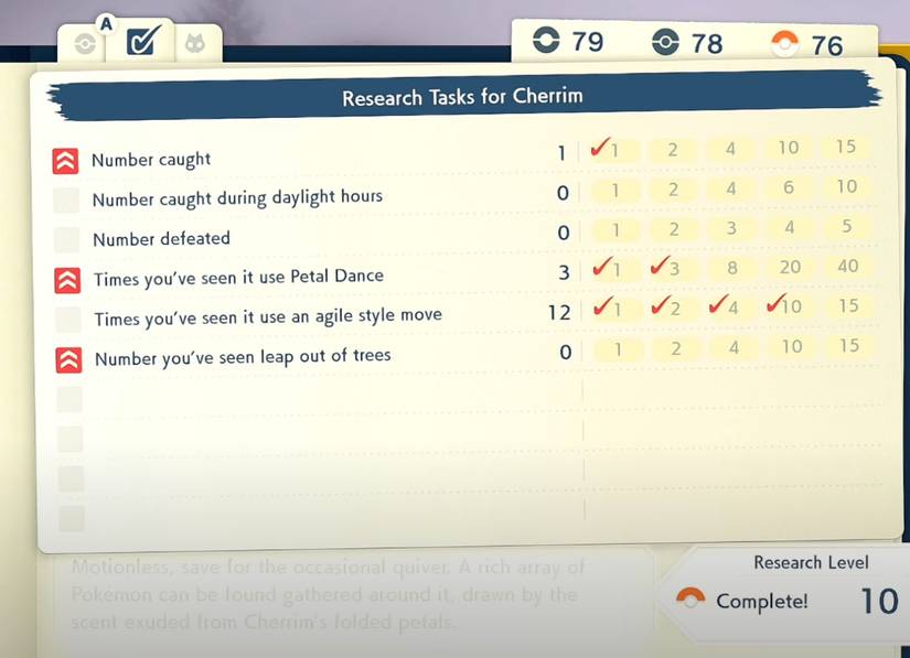 RESEARCH TASKS CHERRIM