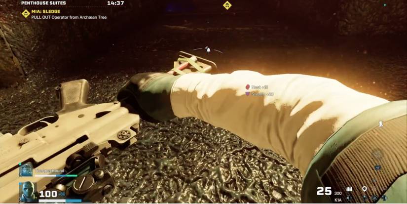 Rainbow Six Extraction - Use Melee Attacks - Player strikes the ground