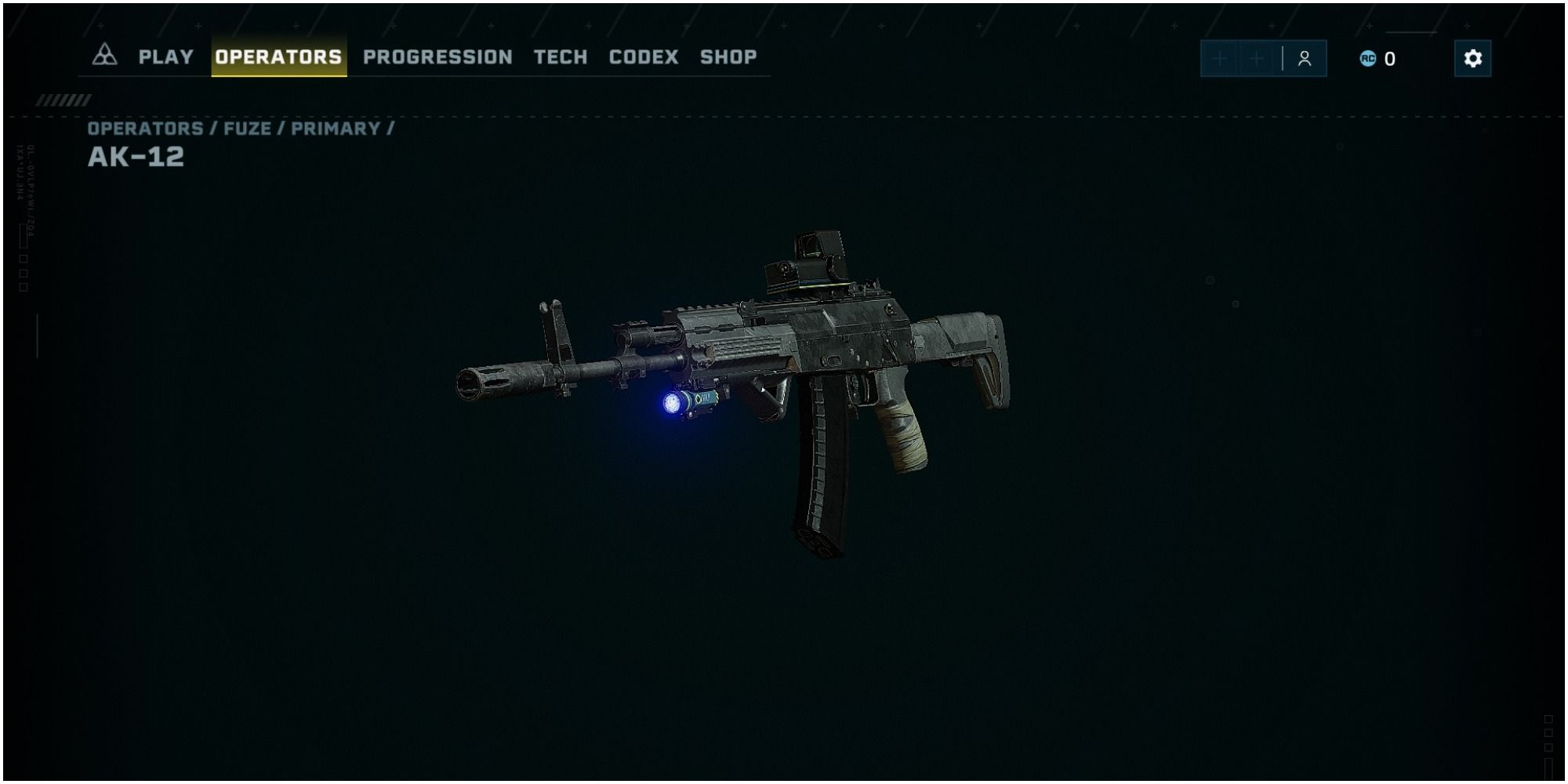 Rainbow Six Extraction Full View Of AK 12