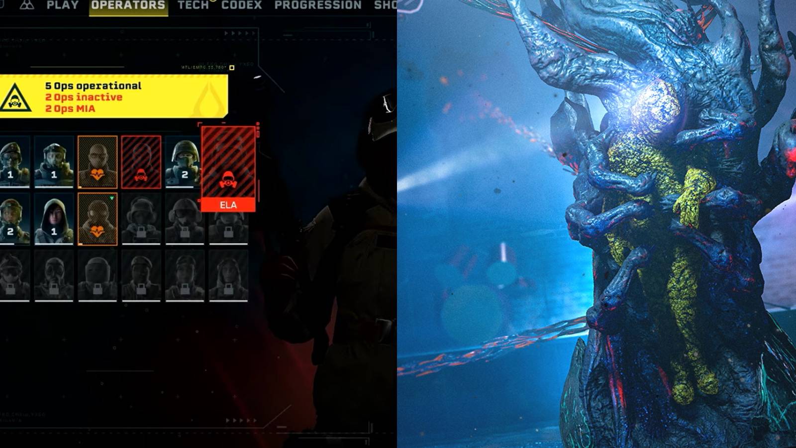 Rainbow Six Extraction Operator trapped in Archaean Tree and MIA status in menu