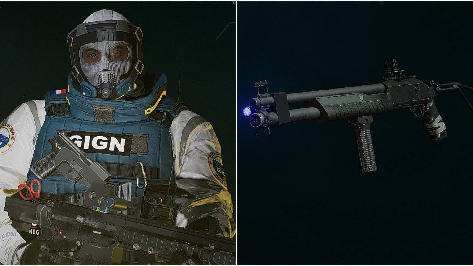 Rainbow Six Extraction Lion Loadout Collage Lion And SG CQB